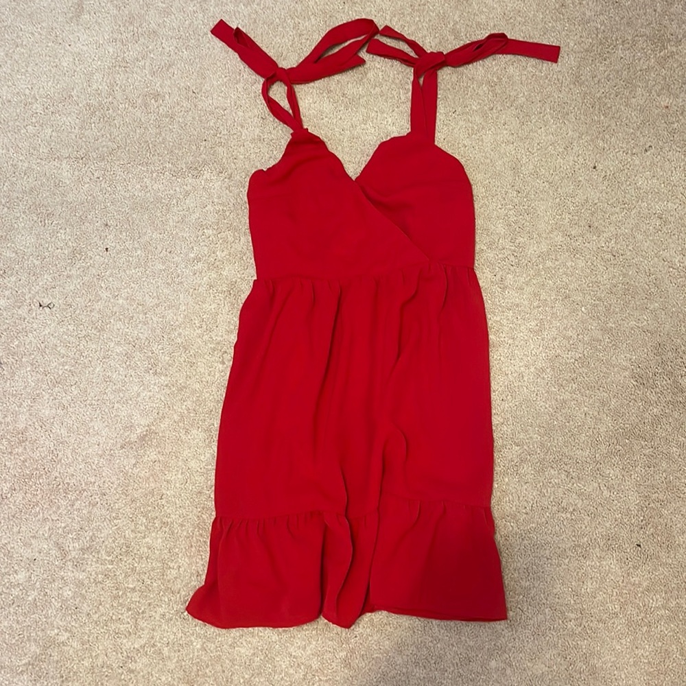 Red SHEIN dress